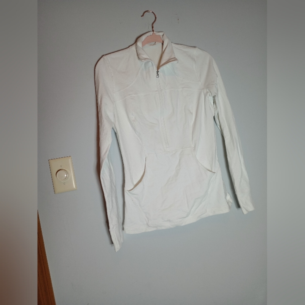 lululemon athletica Cream Zip-Up Jacket